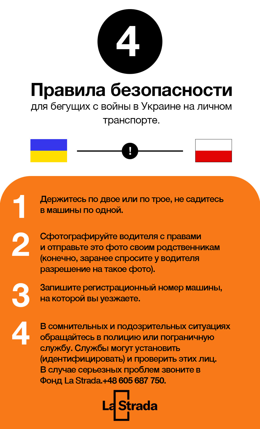 La Strada 4 Принципи безпеки